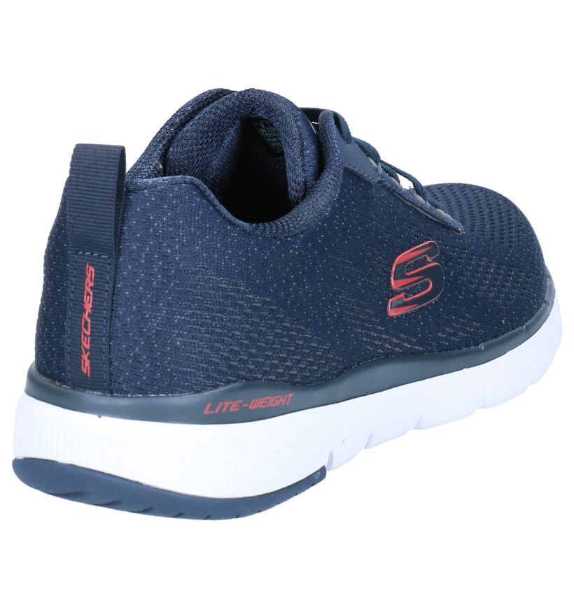 Skechers Flex Advantage Baskets en Noir en textile (287107)