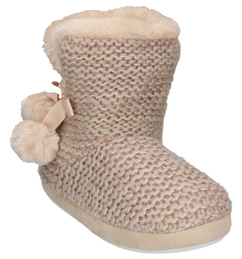 Roze Pantoffels Super Cracks in stof (206277)