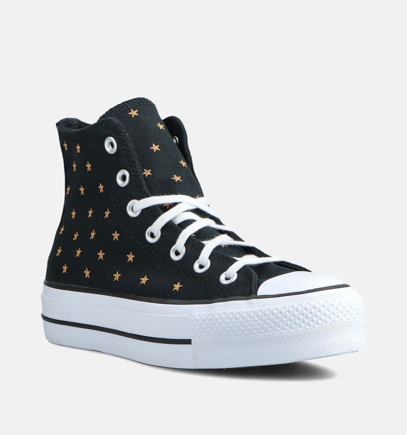 Converse Chuck Taylor All Star Baskets montantes en Noir pour femmes (368480) - pour semelles orthop&eacute;diques