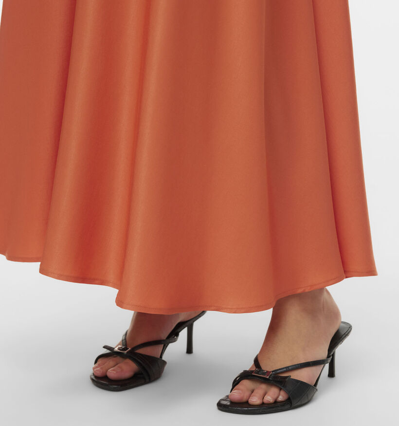 Vero Moda Mira Ankle Skirt Jupe longue en Orange pour femmes (374946)