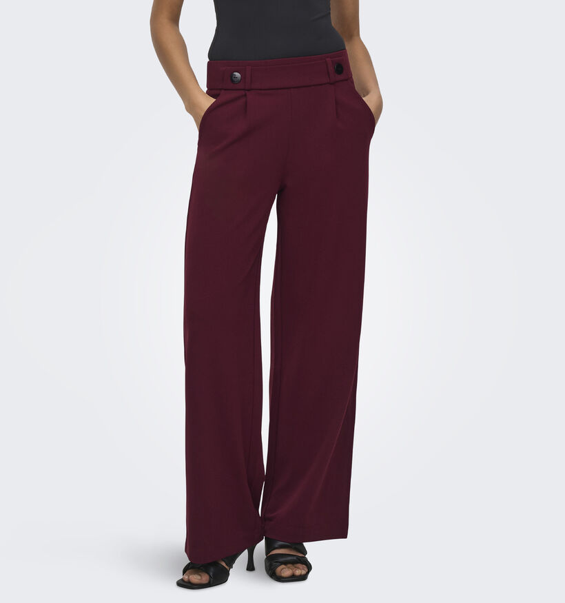 JDY Geggo Life Pantalon classique en Bordeaux pour femmes (378320)