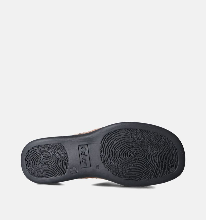 Gabor Tongs en Marron pour femmes (356671)