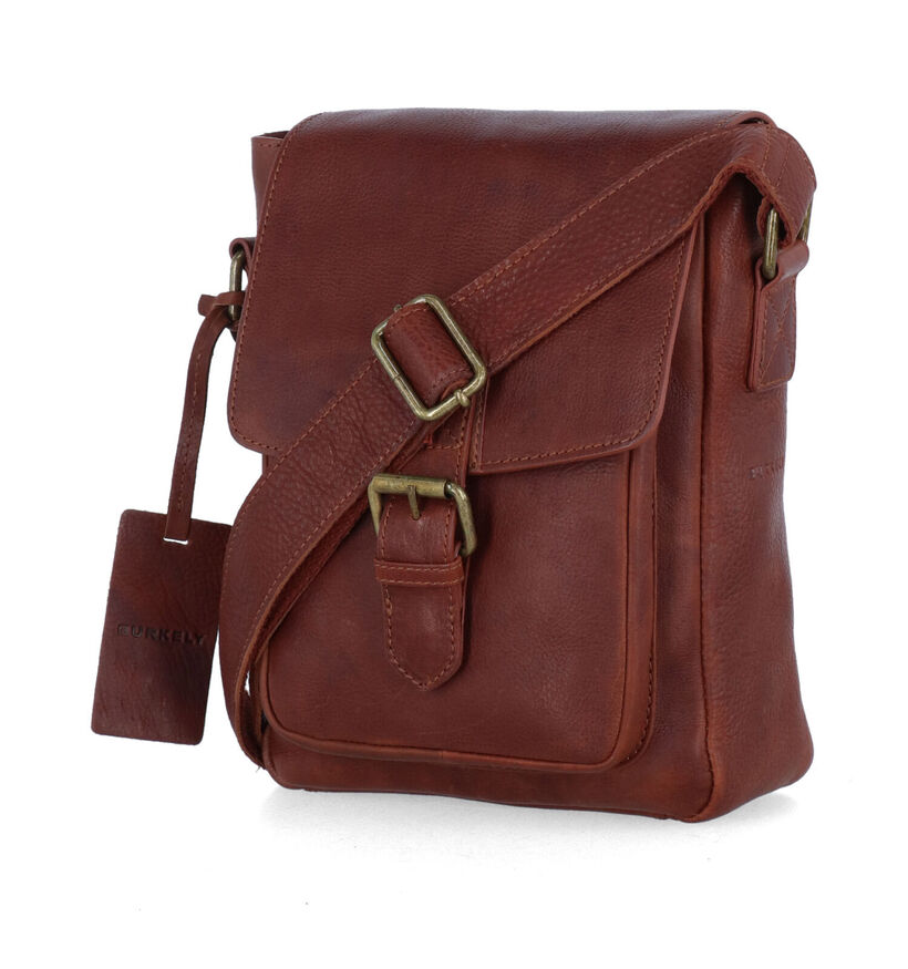Burkely Ranger Zwarte Crossbody Tas in leer (318550)