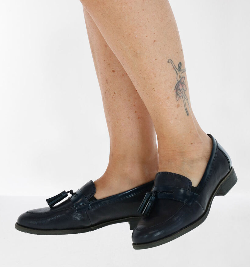 Tamaris TOUCH it Mocassins en Bleu en simili cuir (280775)