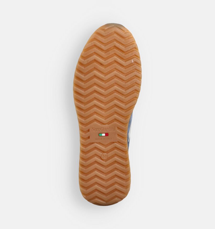 NeroGiardini Blauwe Sneakers voor dames (374164) - geschikt voor steunzolen