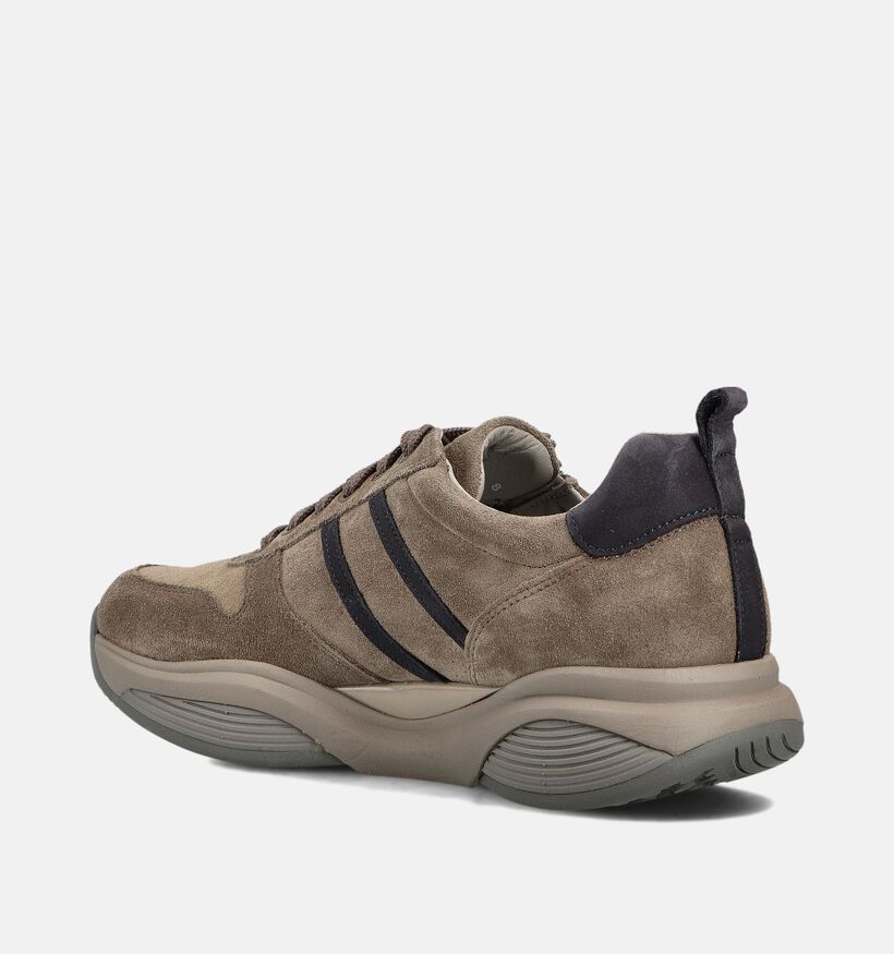 Xsensible SWX3 Chaussures plates en Taupe pour hommes (363767) - pour semelles orthopédiques