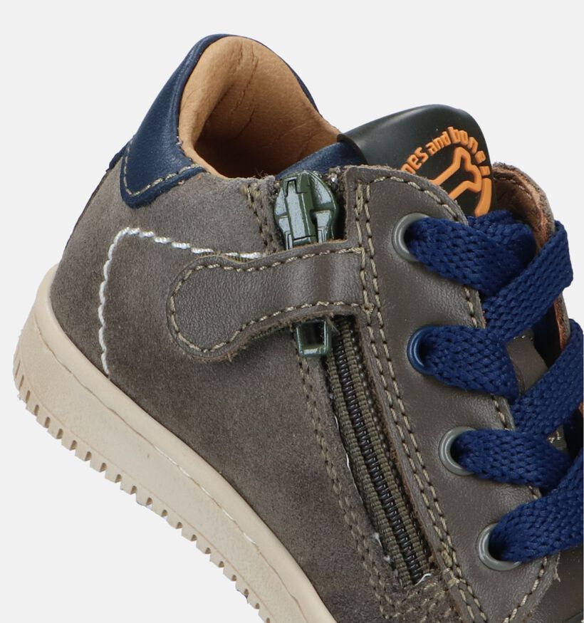 STONES and BONES Nepo Groene Babyschoenen voor jongens (336558) - geschikt voor steunzolen