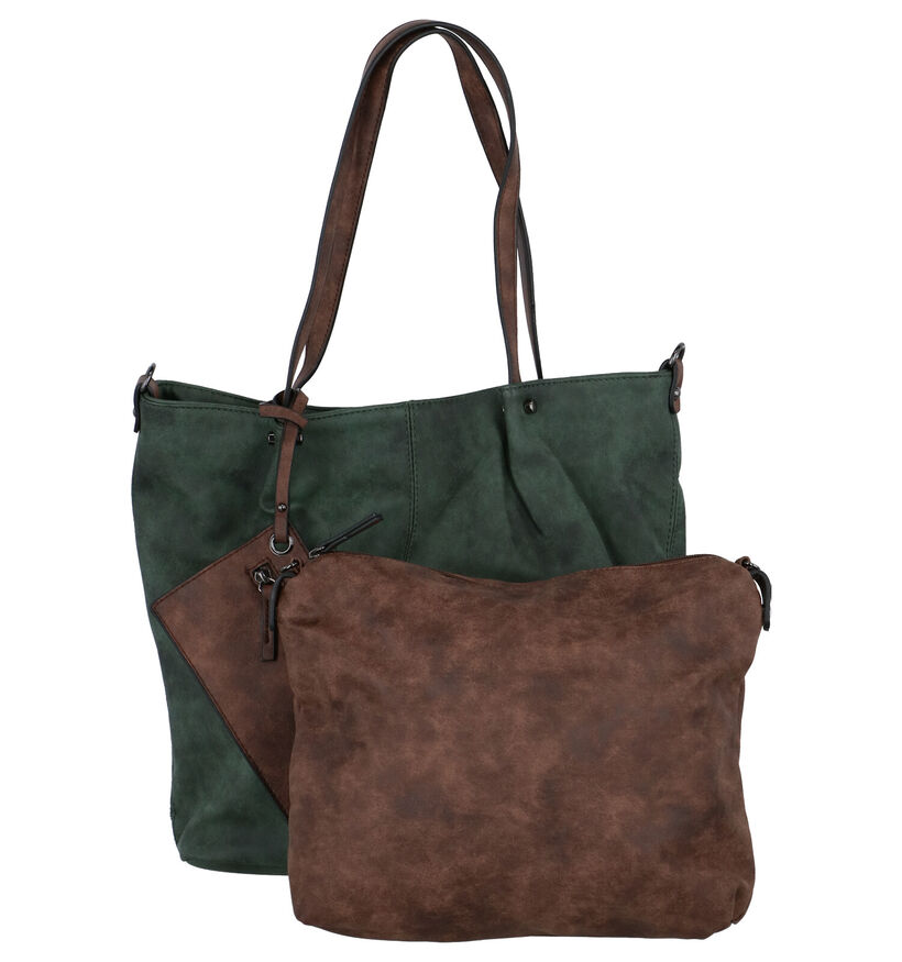 Emily & Noah Grijze Bag in Bag Shopper Tas in kunstleer (284365)