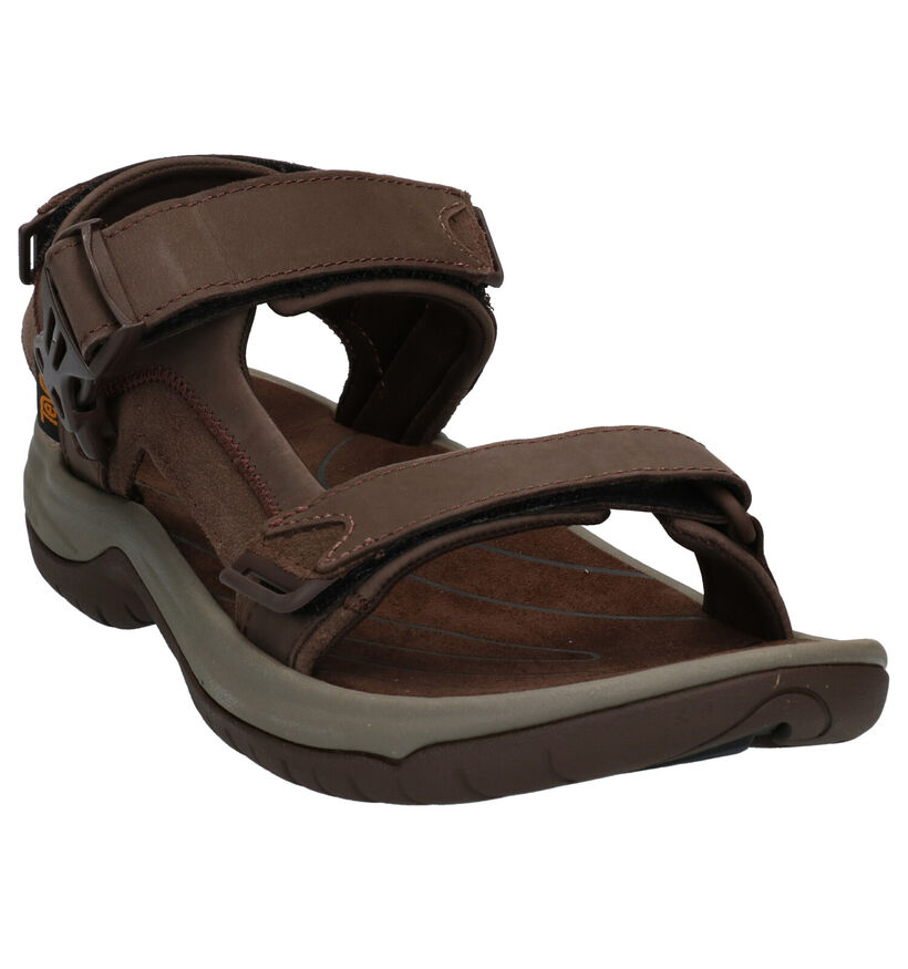 Teva Tanway Sandales en Marron en cuir (289139)