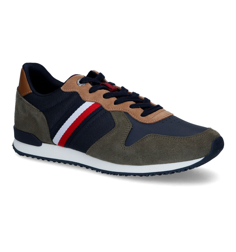 Tommy Hilfiger Iconic Baskets en Kaki pour hommes (314274)