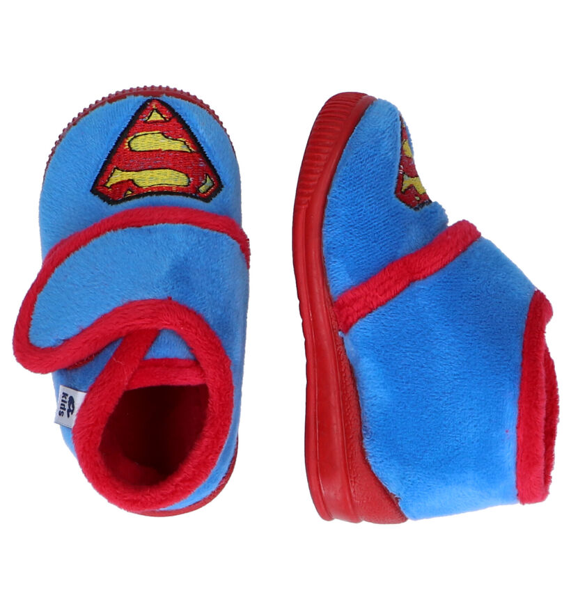 Ani Superman Pantoufles en Bleu pour garçons (300025)