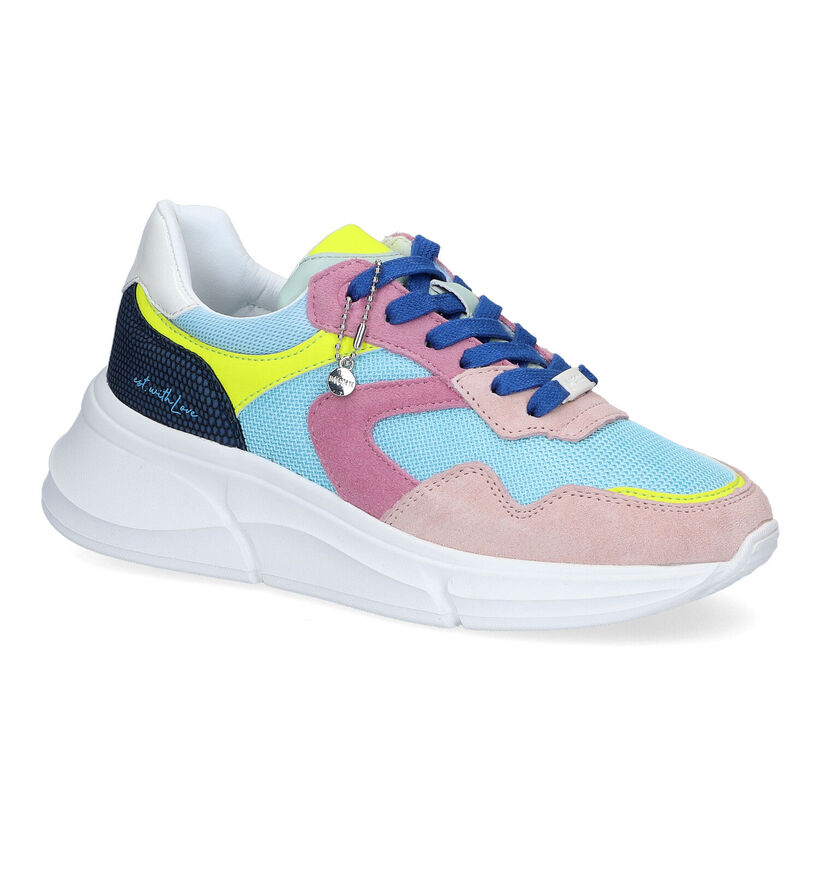 Mexx Jilou Blauwe Sneakers voor dames (303553) - geschikt voor steunzolen