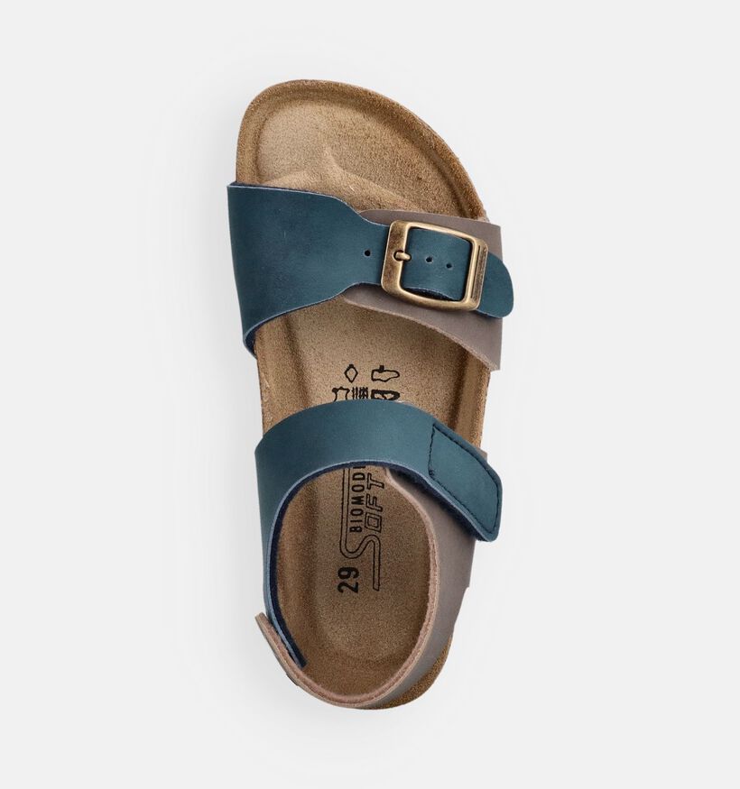 Biomodex Sandales pour b&eacute;b&eacute; en Bleu pour filles, gar&ccedil;ons (373063)