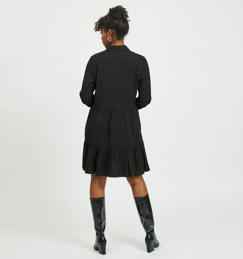Vila Morose Robe chemise en Noir pour femmes (338133)