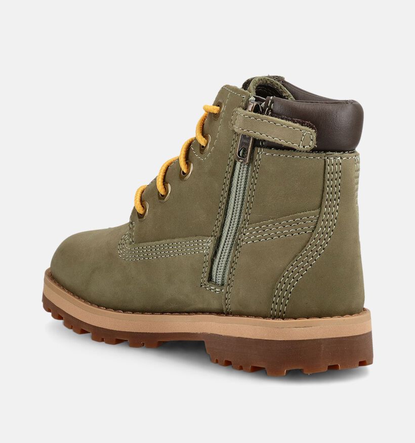 Timberland Courma Kid 6 Inch Groene Boots met Veter voor jongens (377353) - geschikt voor steunzolen