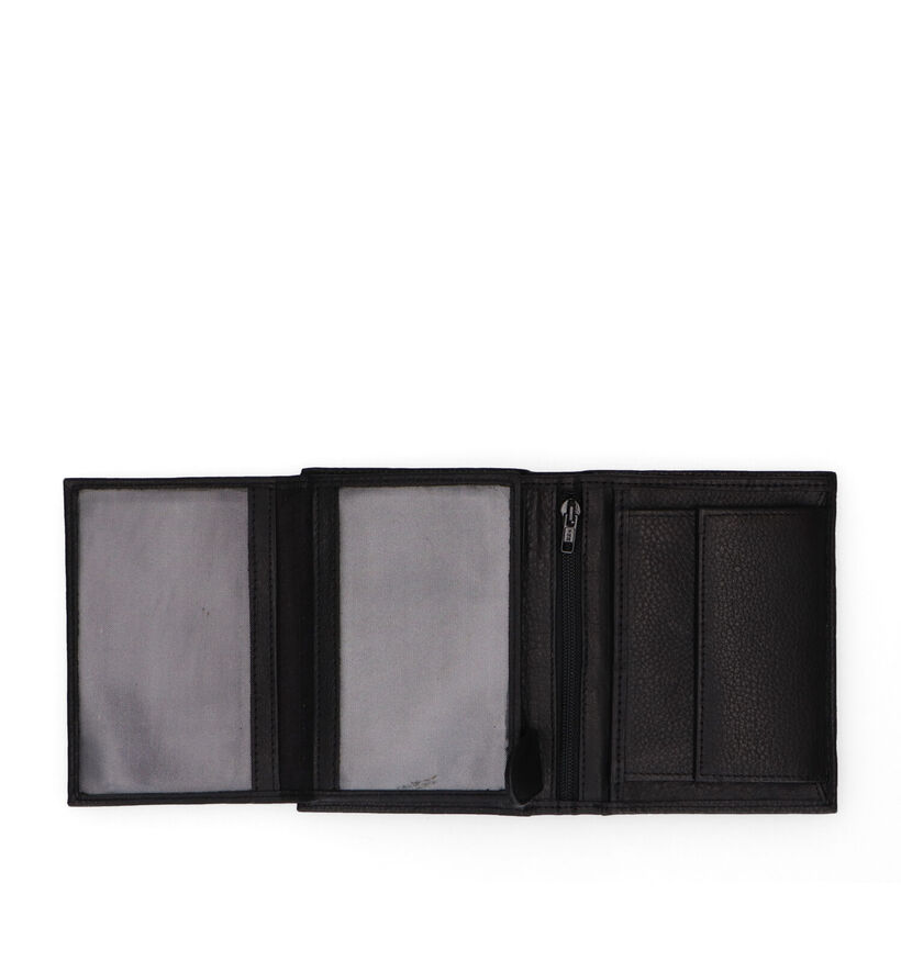 Euro-Leather Portefeuilles en Noir en cuir (310407)