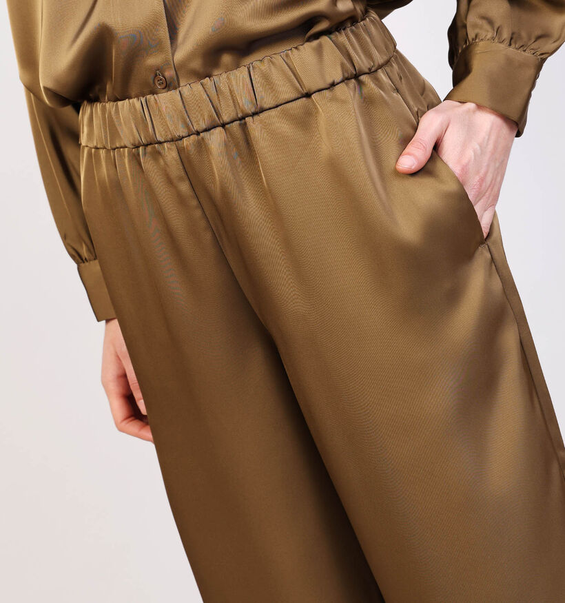 Pieces Ronja Kaki Broek Pieces Ronja Kaki Broek voor dames (365854)