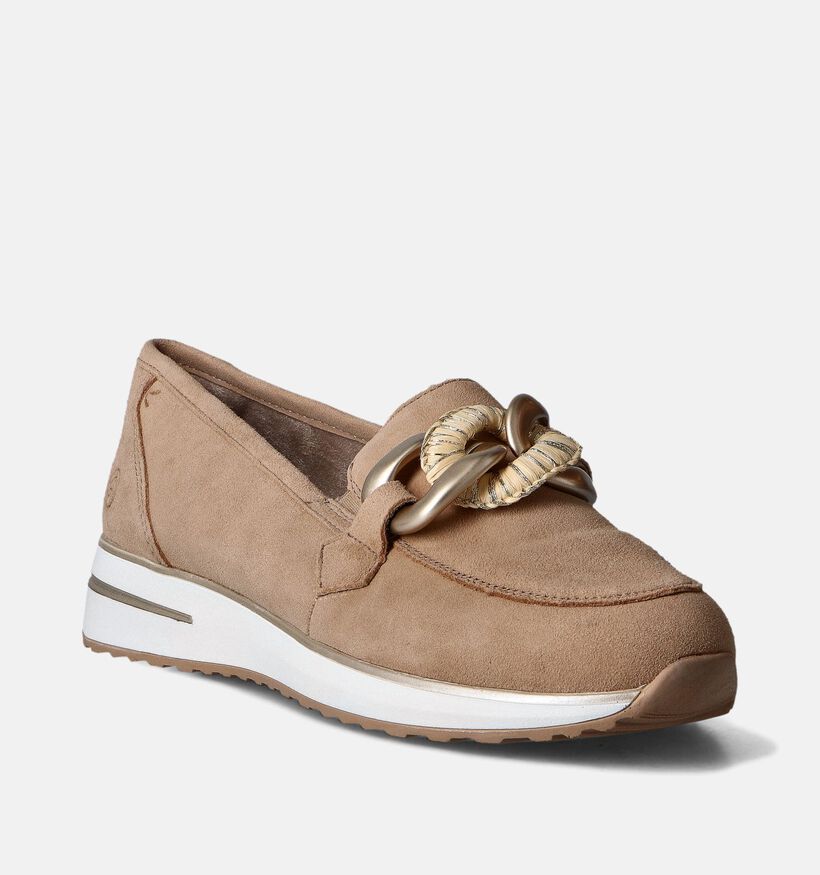 Remonte Taupe Loafers voor dames (351217) - geschikt voor steunzolen