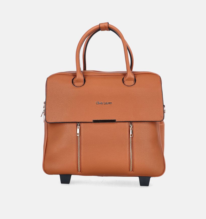 Olivia Lauren Tinley Sac ordinateur en Cognac pour femmes (383819)