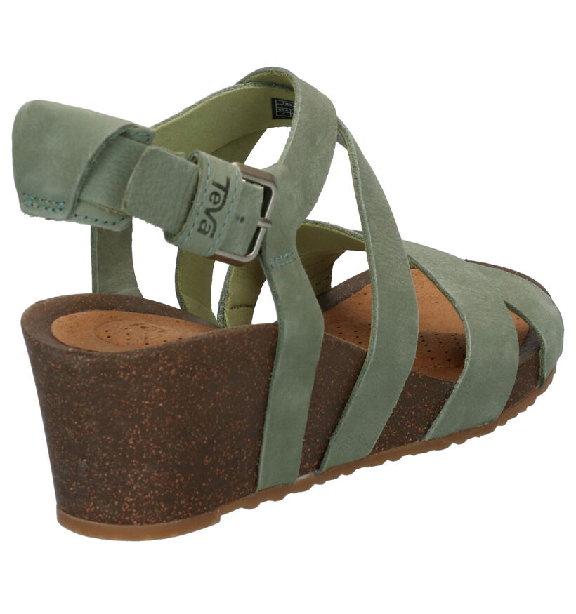 Teva Mahonia Sandales en Cognac en cuir (270641)