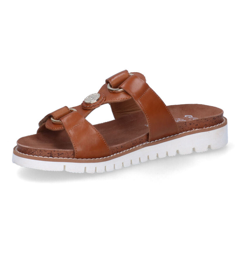 Ara Kent Sport-S Cognac Slippers in leer (307691)