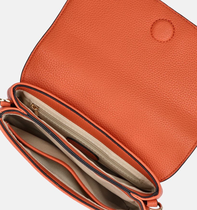 Laurent David Estée 746 Sac porté croisé en Orange pour femmes (356770)