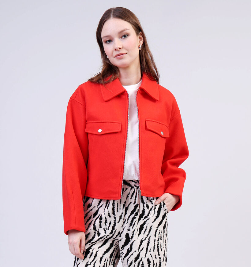Vero Moda Fortunefrej Rode korte jas voor dames (352161)