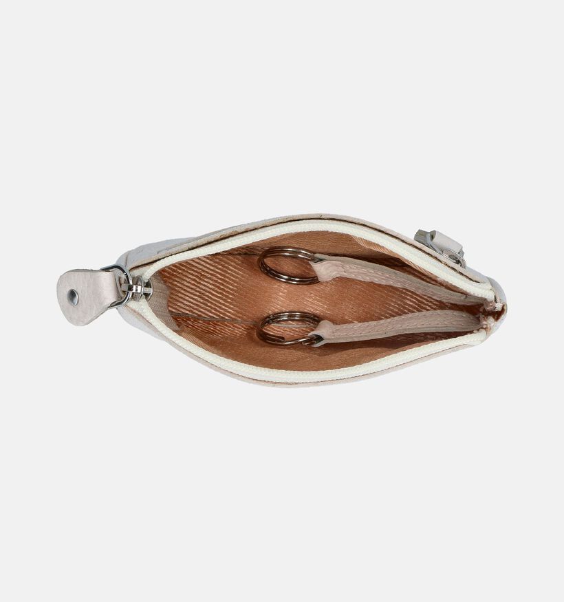 Crinkles Porte-monnaie en &Eacute;cru pour femmes (373819)