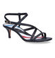 Tommy Hilfiger Feminine Strappy Heel Sandales en Noir pour femmes (303992)