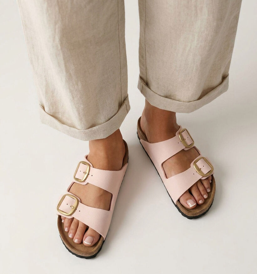 Birkenstock Arizona Big Buckle Roze Slippers voor dames (369532)