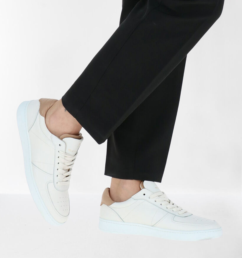 March23 Ecru Sneakers in leer (283269)