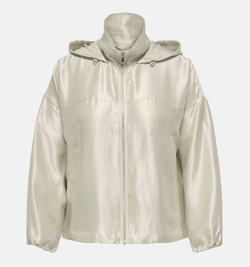 ONLY Carmakoma Grace Betty Oatmeal Manteau court en Beige pour femmes (374875)