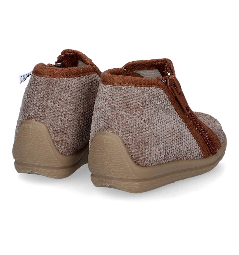Bellamy Teou Pantofles en Marron pour garçons (316986)