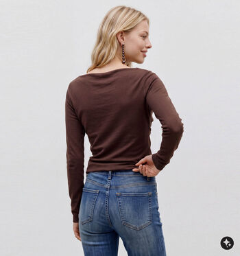 Vero Moda T-shirts Bruin