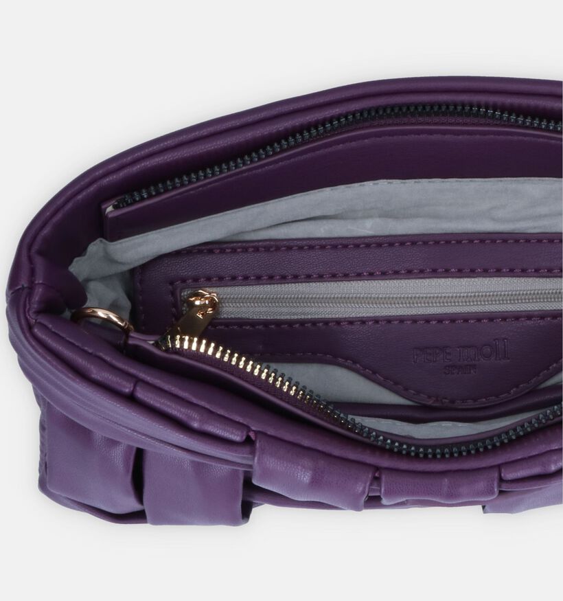 Pepe Moll Plaited Sac à bandoulière en Mauve pour femmes (333825)