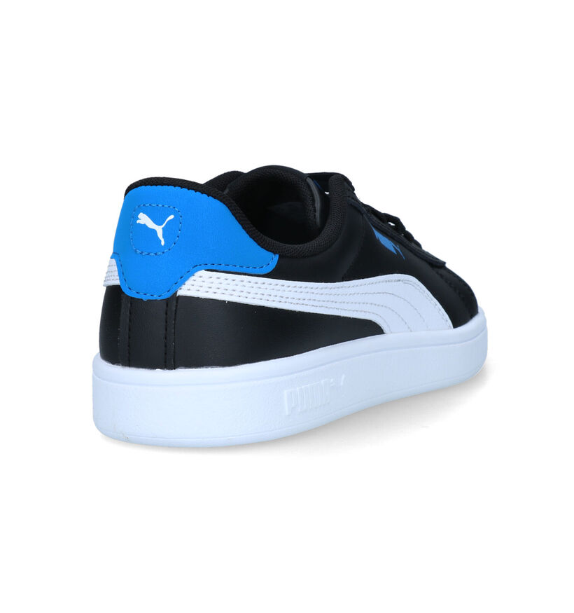 Puma Smash 3.0 Zwarte Sneakers voor jongens (326486)