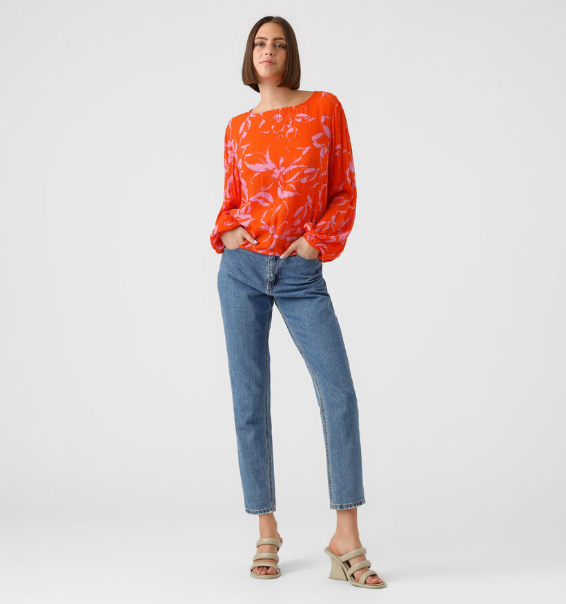 Vero Moda Polliana Oranje Blouse voor dames (327018)