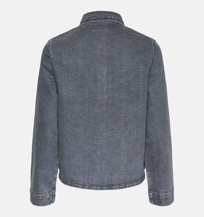 Pieces Siffi Grijs Gestreept hemd voor dames (348367)