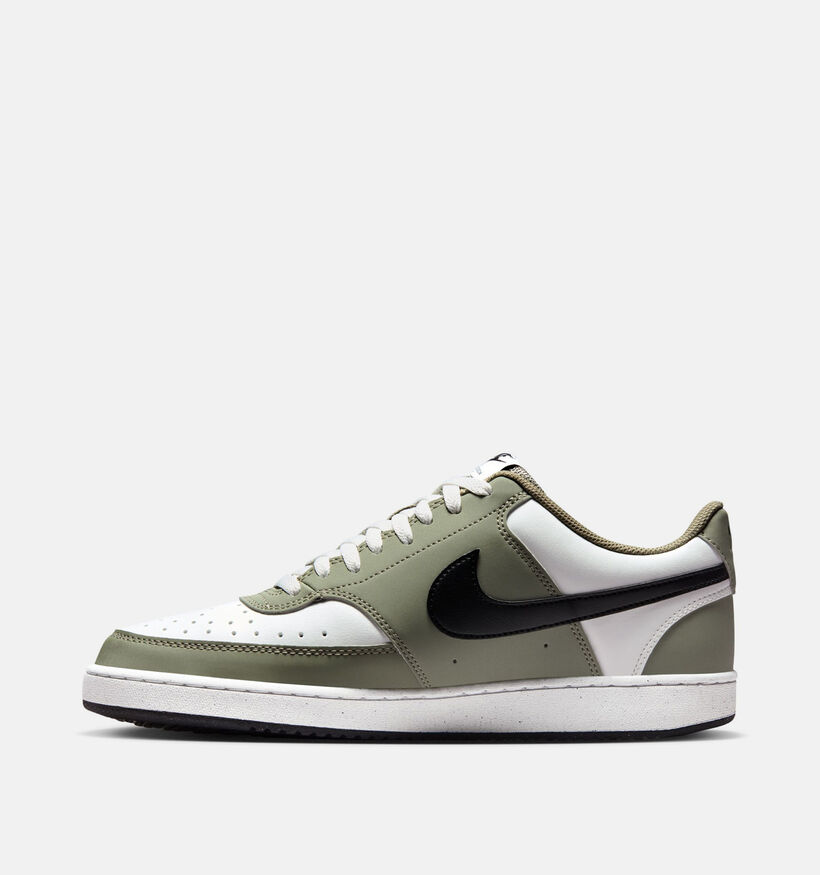 Nike Court Vision Baskets basses en Blanc pour hommes (376132)