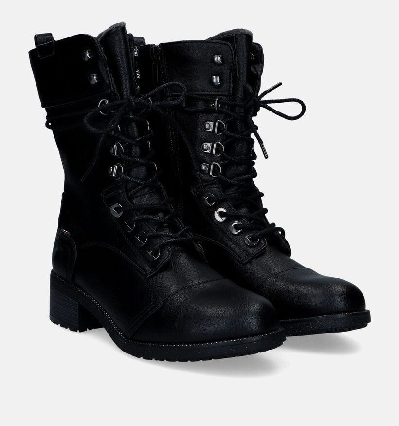 Mustang Bottines motardes en Noir pour femmes (329643)