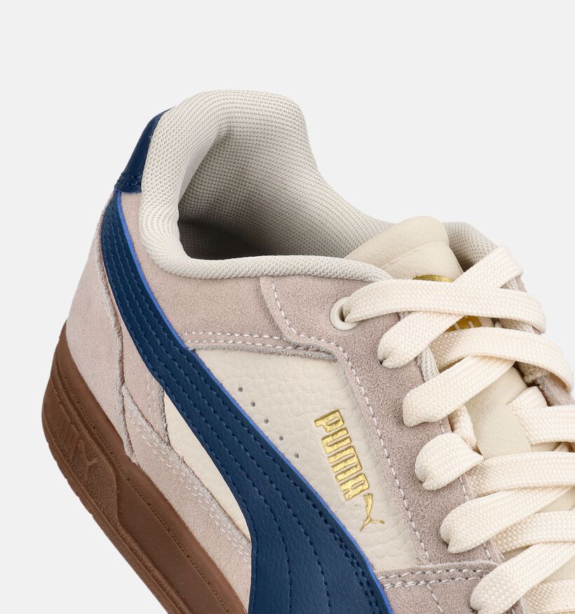 Puma Caven III OG Beige/Blauwe Sneakers voor heren (375520) - geschikt voor steunzolen