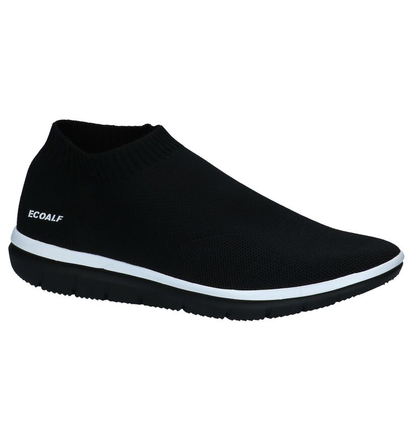 Ecoalf Chaussures slip-on en Noir en textile (232436)