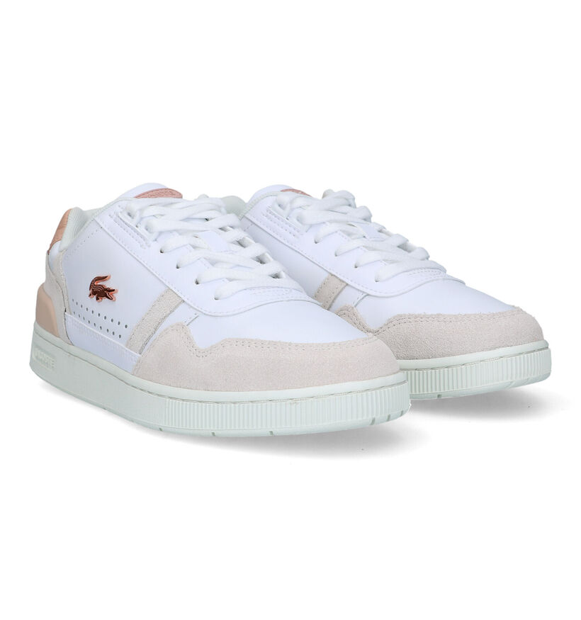 Lacoste T-Clip Witte Sneakers voor dames (322612) - geschikt voor steunzolen