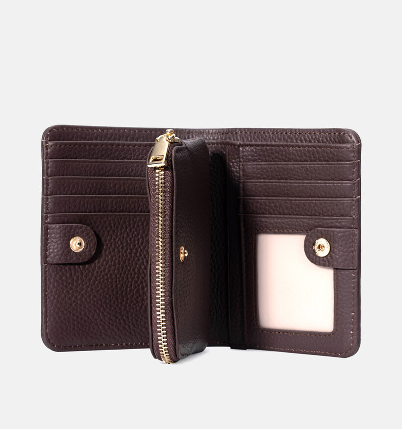 Crinkles Porte-monnaie zippé en Marron pour femmes (365769)
