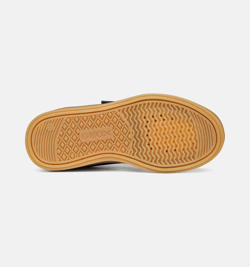 Geox New Emberlix Baskets basses en Bleu fonc&eacute; pour gar&ccedil;ons (376274) - pour semelles orthop&eacute;diques