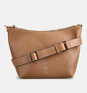 Crinkles Crossbody tassen Zwart/Bruin