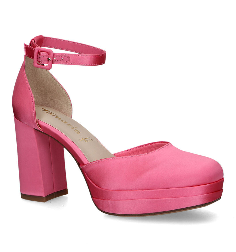 Tamaris Roze Platform Pumps met Riempje voor dames (320555)