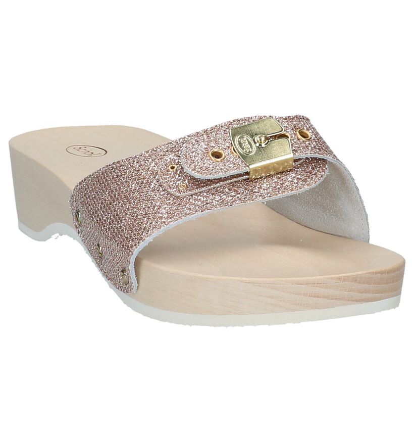 Scholl Pescura Roze Slippers, , pdp