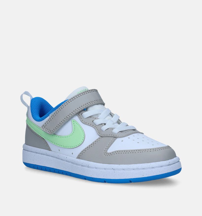 Nike Court Borough Low 2 Witte Sneakers voor jongens, meisjes (341568)