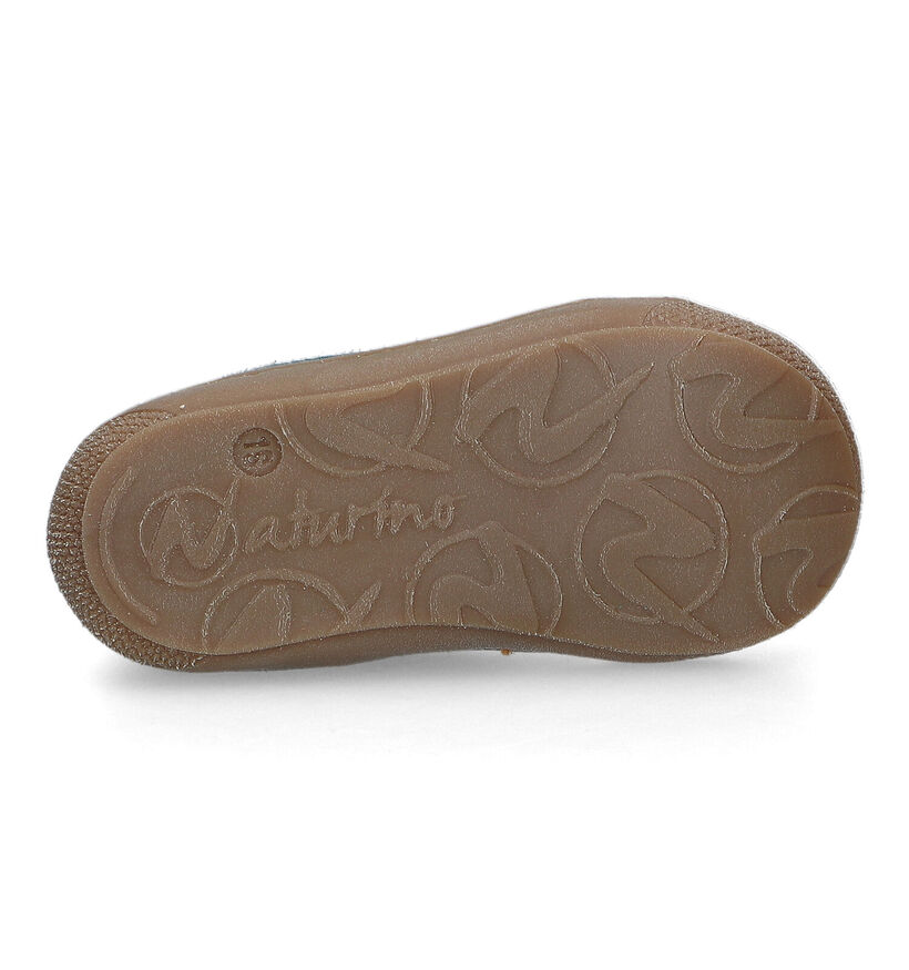 Naturino Cocoon Suede Bruine Babyschoentjes voor meisjes, jongens (355489) - geschikt voor steunzolen